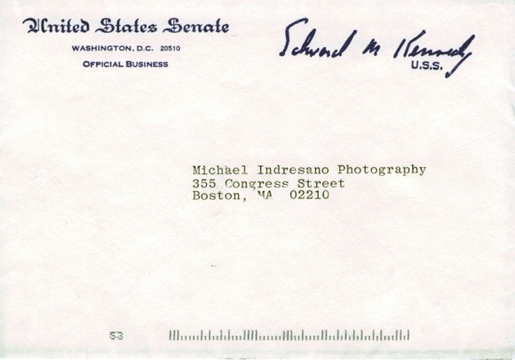 Ted Kenndedy Envelope