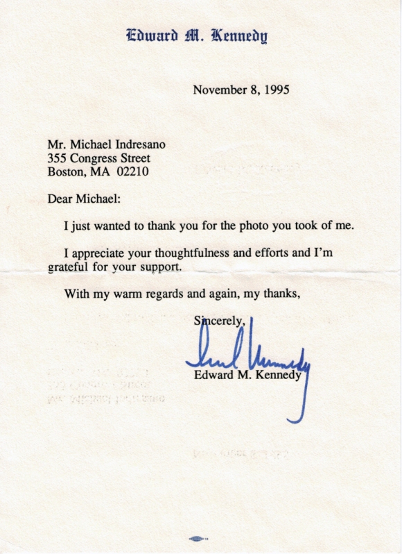 Ted Kennedy Letter
